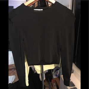 Zara cropped sweater